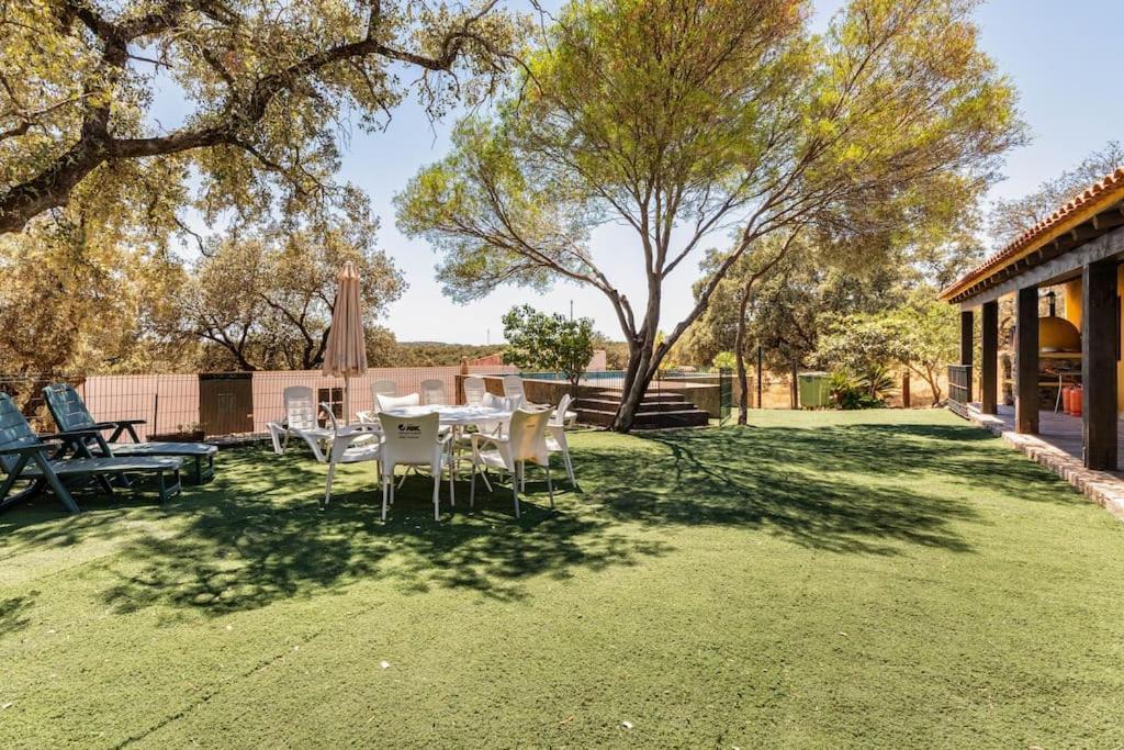 Casa Rural Navalonguilla Con Piscina 圣奥拉利亚德尔卡拉 外观 照片