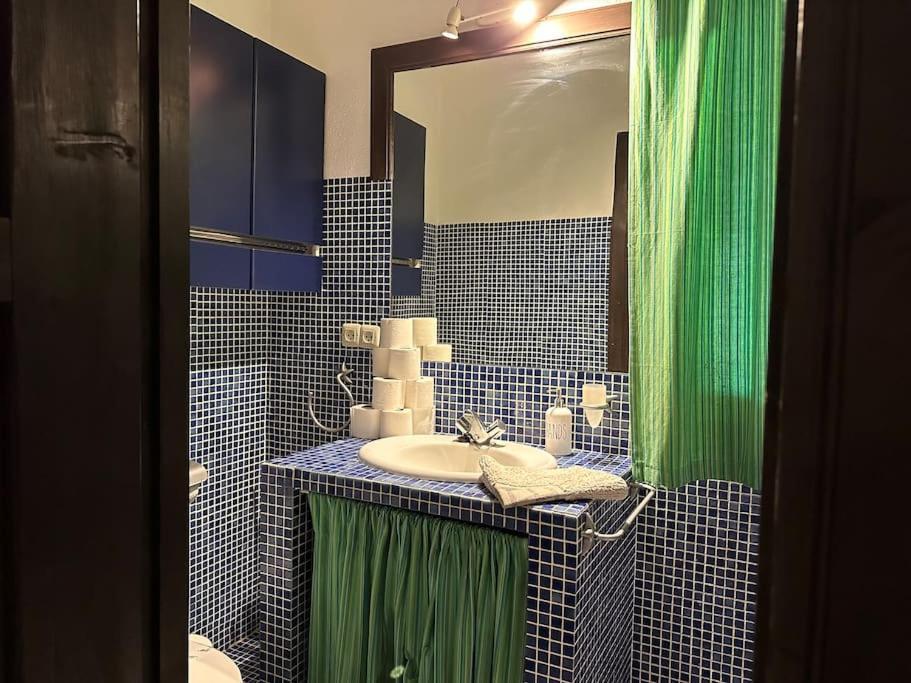 Casa Rural Navalonguilla Con Piscina 圣奥拉利亚德尔卡拉 外观 照片